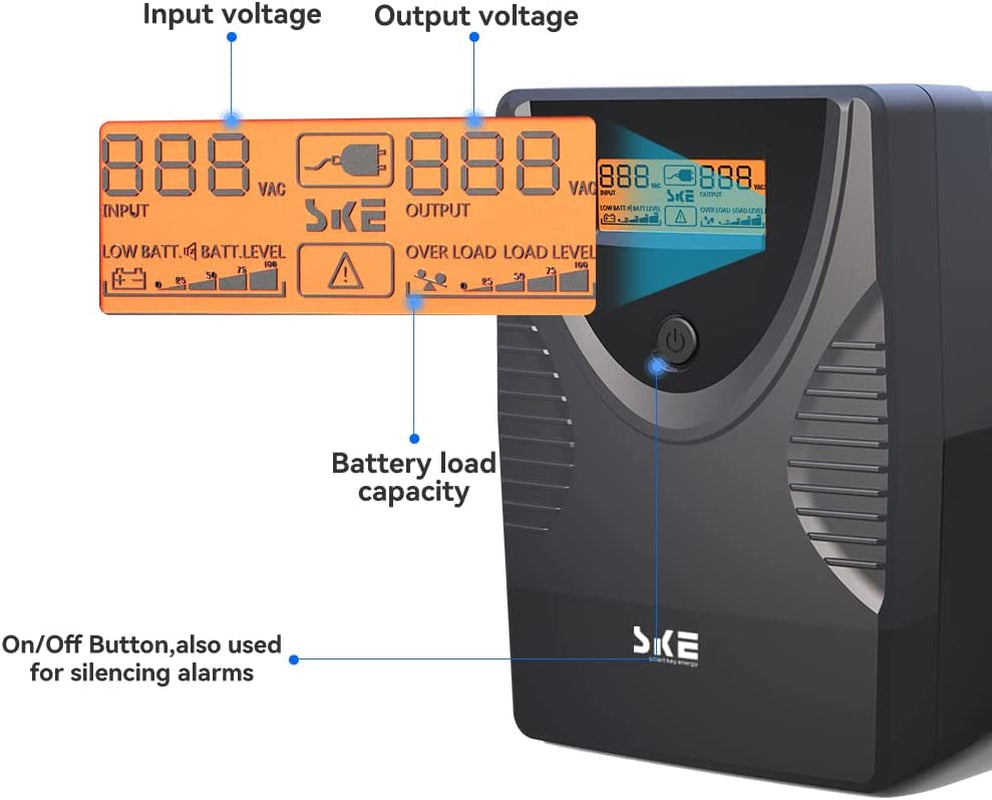 Backup and Surge Protector Computer Uninterruptible Power Supply Units,Battery Backup Intelligent