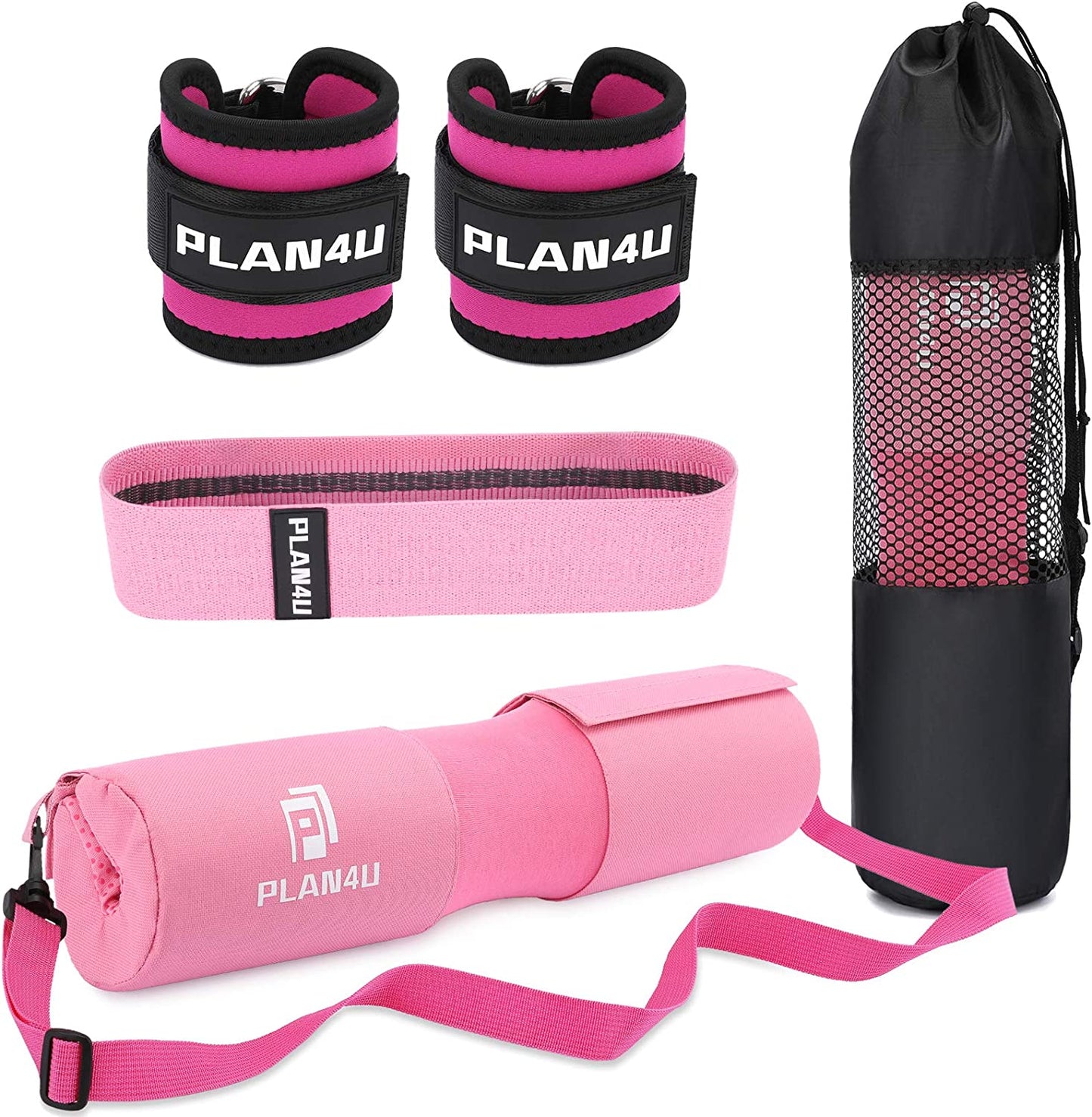 Barbell Pad Set Squat Hip Thrusts Upgraded Workout Foam Weight Lifting Bar Cushion Shoulder Neck