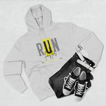 Run Faster Never Give Up Unisex Pullover Hoodie