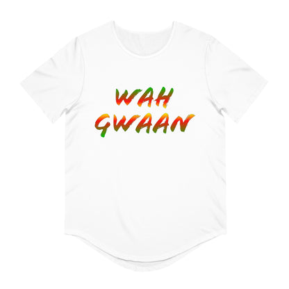 Wah Gwaan Men's Jersey Curved Hem Tee