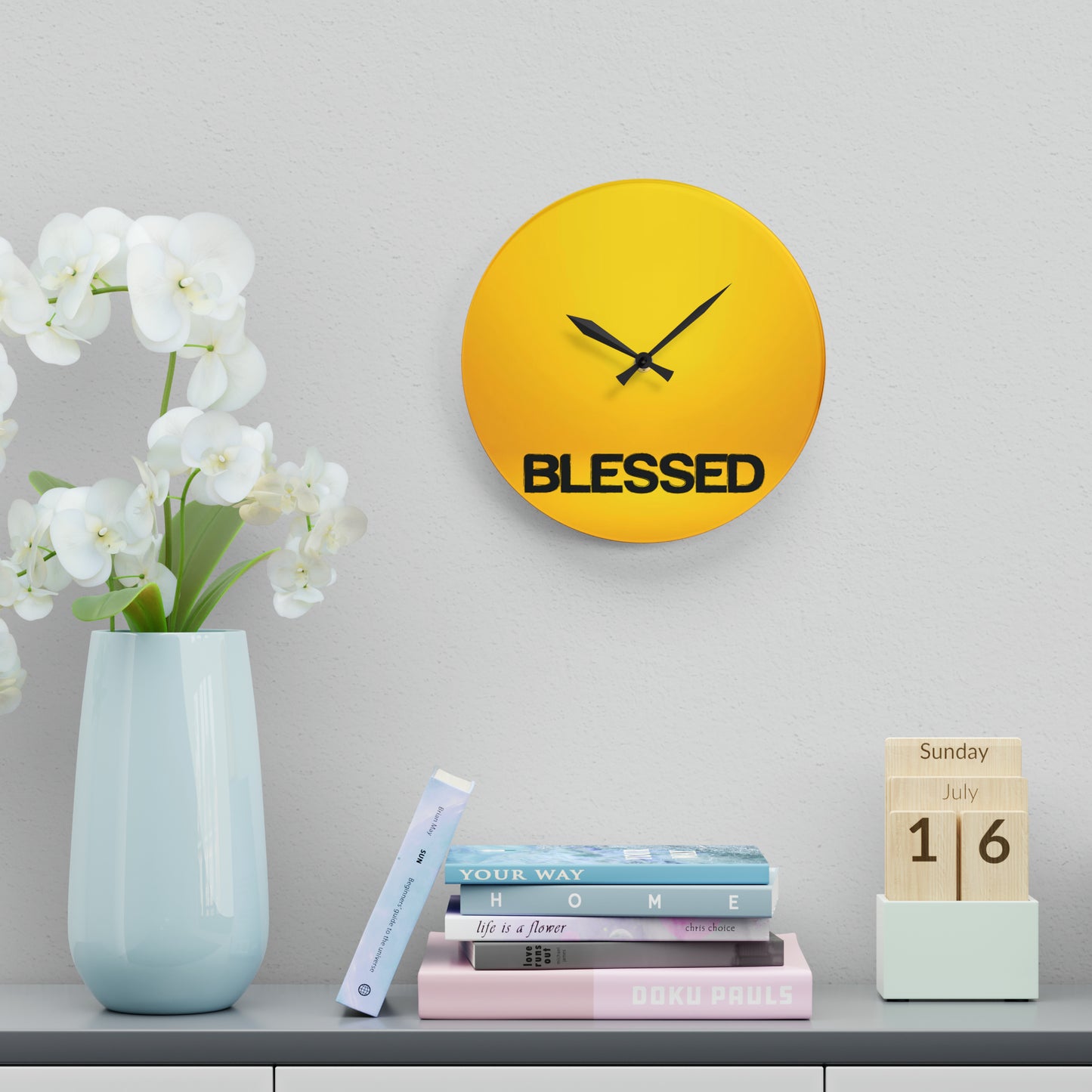 Blessed Wall Clock