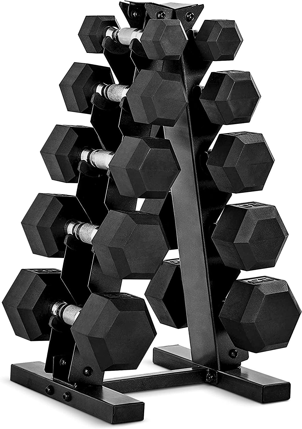 CAP Barbell 150 LB Dumbbell Set with Rack