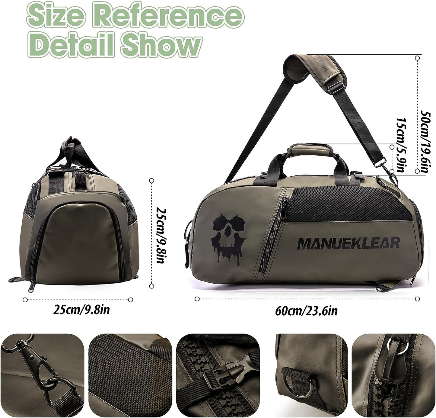  Women and Men Duffle Bag Men with Shoe Compartment Women Sports Duffel Bags