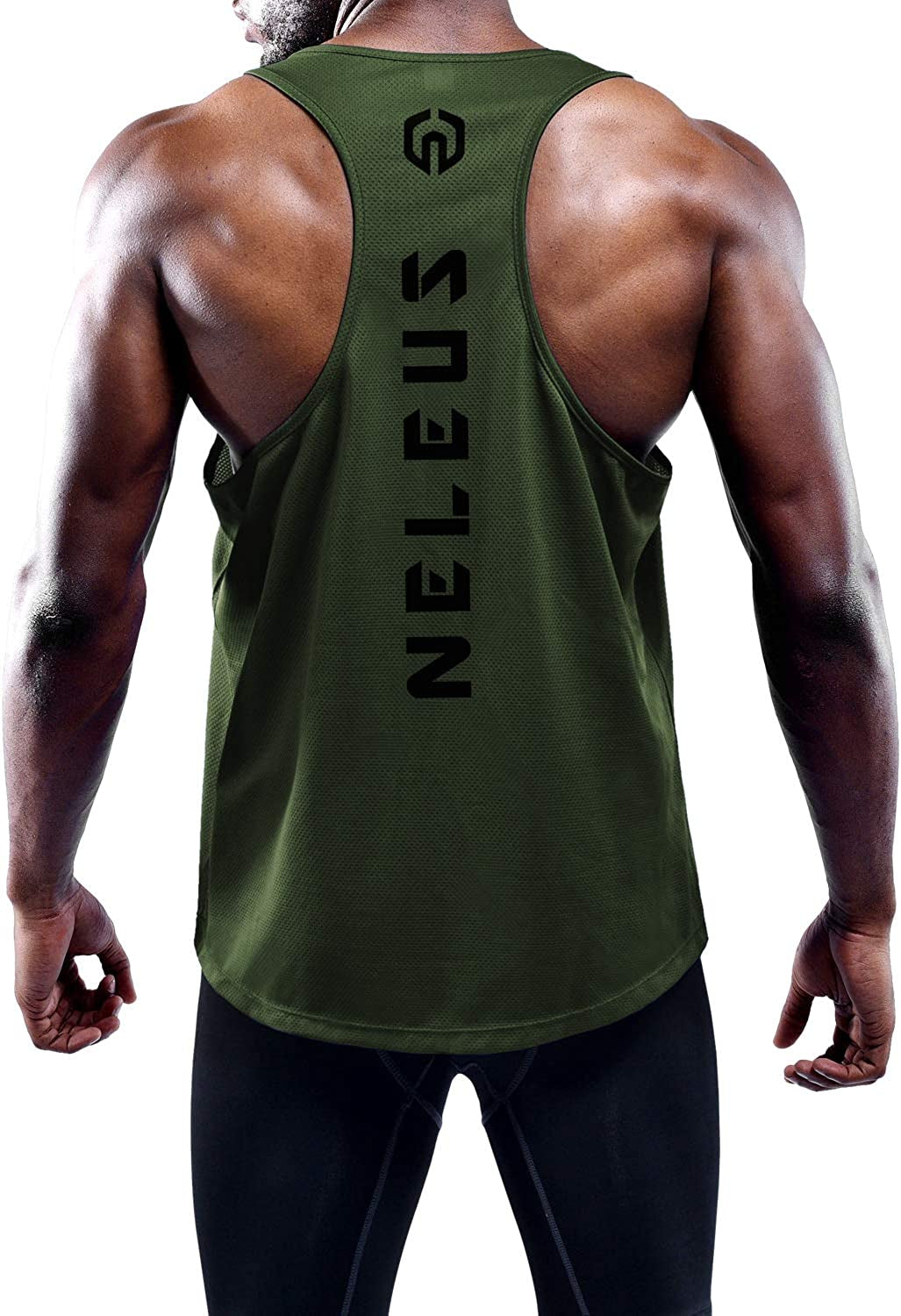 Men'S 3 Pack Dry Fit Y-Back Muscle Tank Top