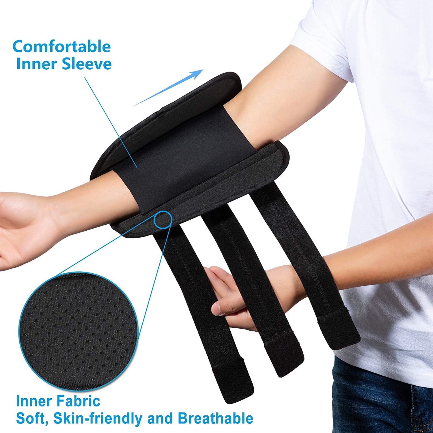 Night Splint Support Cubital Tunnel Syndromean Ulnar Nerve Stabilizer Brace Fix Elbow