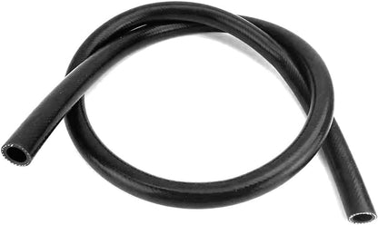 Reinforced Silicone Heater Hose Vacuum Line 5/8 ID X 5 Feet per Roll Thick High Performance Black 