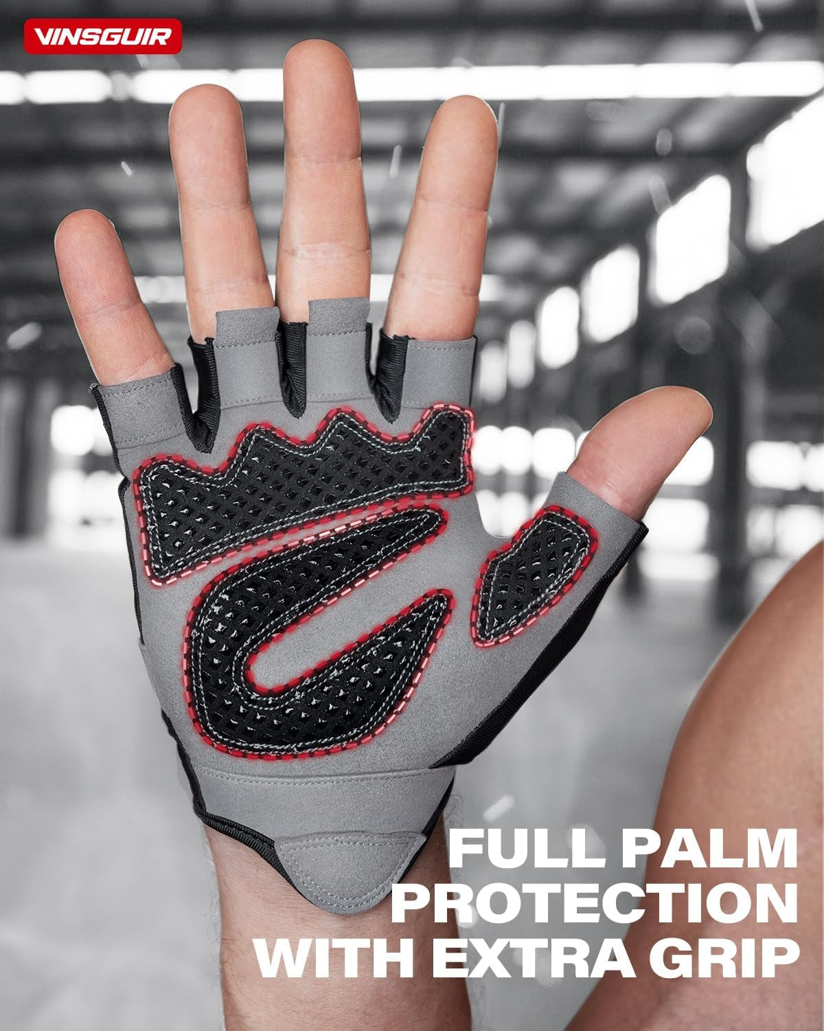  Men and Women Weight Lifting Gloves with Excellent Grip Lightweight Gym Gloves Weightlifting