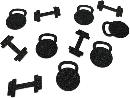 Fitness Confetti Dumbbell Party Decor Gym Theme Party Confetti Weightlifting Confetti Athlete Set 150