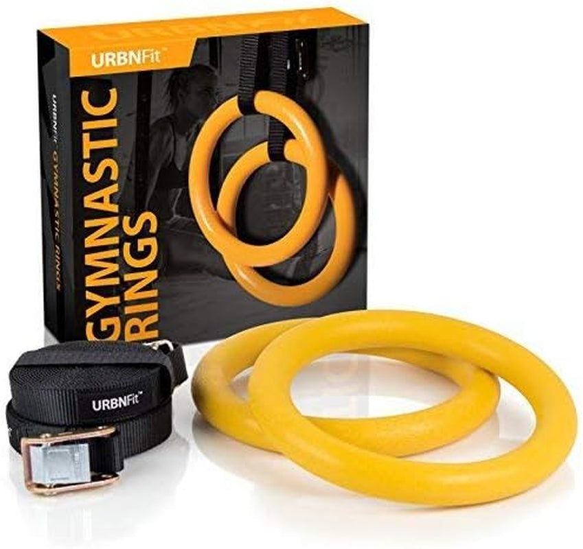  Bodyweight Workout and Strength Training Olympic Non-Slip Rings with Adjustable Straps Crossfit