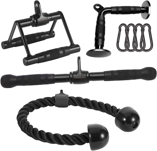 Pro Cable Attachments Home Gym LAT Pulldown Equipment Weight Machine Accessorie