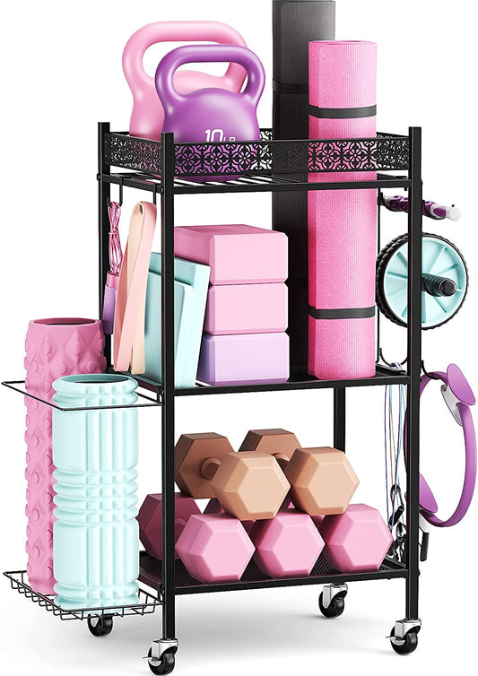 Yoga Mat Storage Home Gym Storage Rack Yoga Mat Holder Workout Storage Yoga Mat