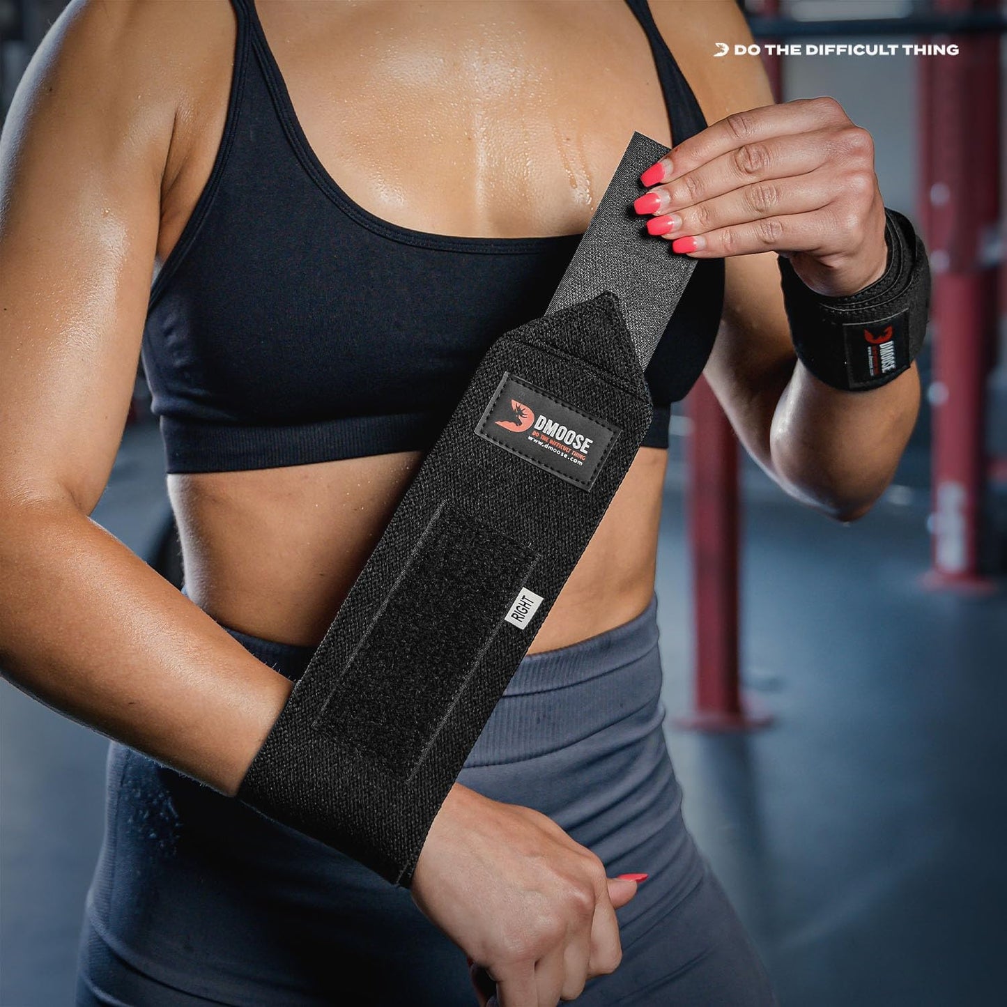 Avoid Injury and Maximize Grip with Thumb Loop 18" or 12 Gym Straps Pair, Wrist Straps Weightlifting