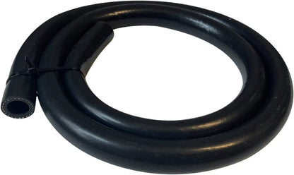 Reinforced Silicone Heater Hose Vacuum Line 5/8 ID X 5 Feet per Roll Thick High Performance Black 