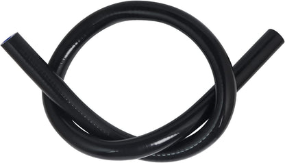 Reinforced Silicone Heater Hose Vacuum Line 5/8 ID X 5 Feet per Roll Thick High Performance Black 