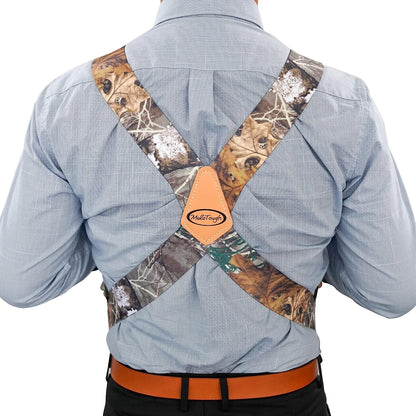 Men Side Clip SuspendersWork Suspenders 2" Wide Trucker Style Suspenders