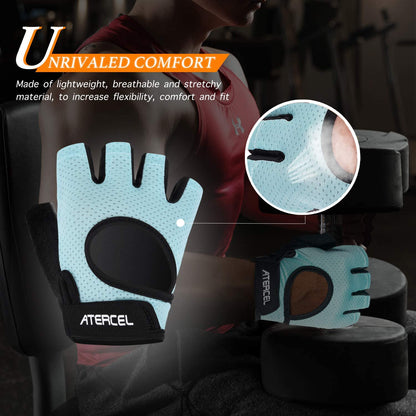 Lifting Gloves Full Palm Protection Workout Gloves Gym Cycling Exercise Breathable