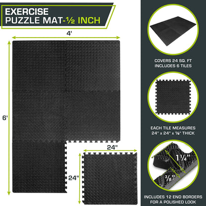 Interlocking Foam Floor Tiles Home Gym Mat Home Workout Equipment Floor Padding