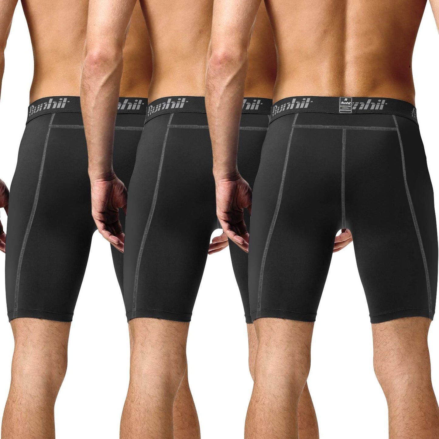 Compression Shorts Men Underwear Spandex Running Shorts Workout Athletic