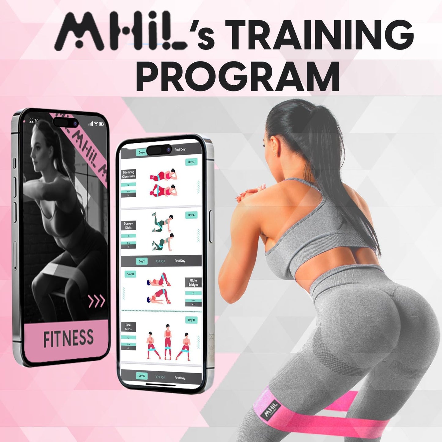 Resistance Bands Working Out Women 5 Booty Bands Women and Men Best Exercise Bands Workout Bands 