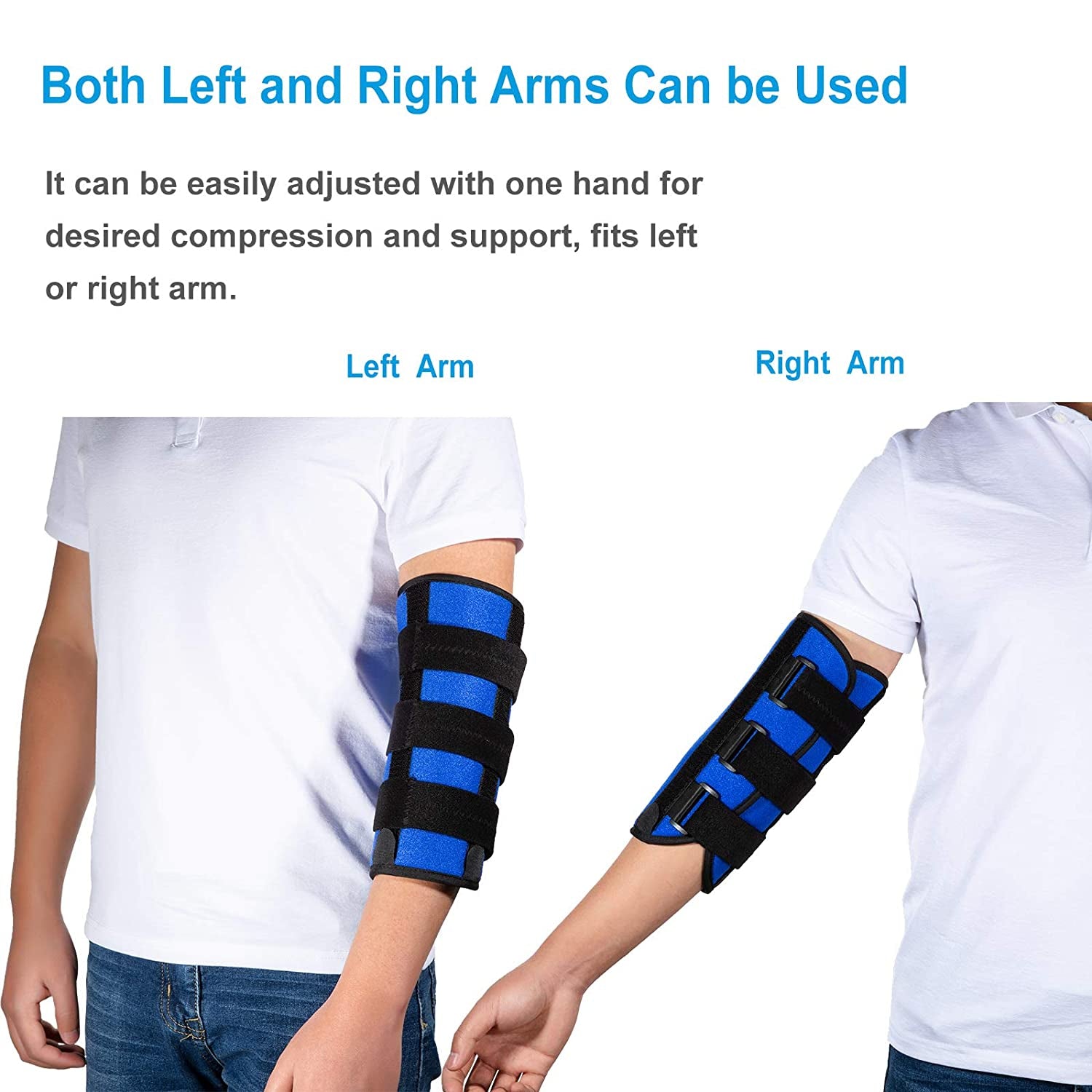 Night Splint Support Cubital Tunnel Syndromean Ulnar Nerve Stabilizer Brace Fix Elbow