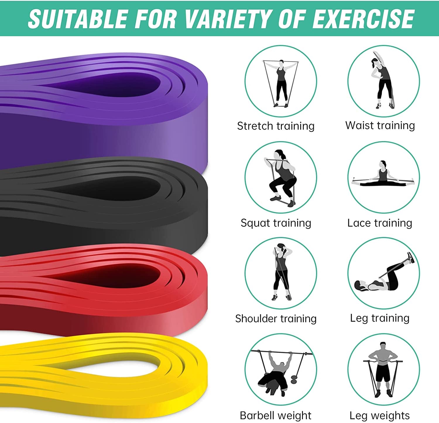 Resistance Band Pull up Bands Pull up Assistance Workout Bands Exercise Resistance Bands