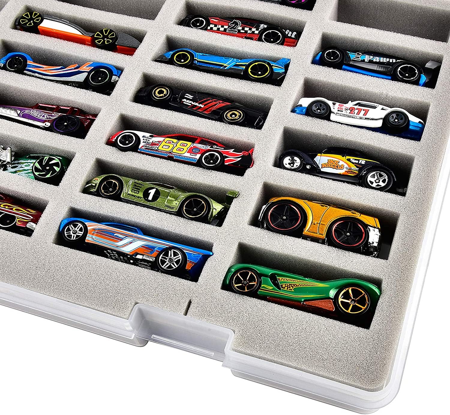 Case Compatible with Hot Wheels Cars Gift Pack Toy Cars Organizer Storage Container Holds