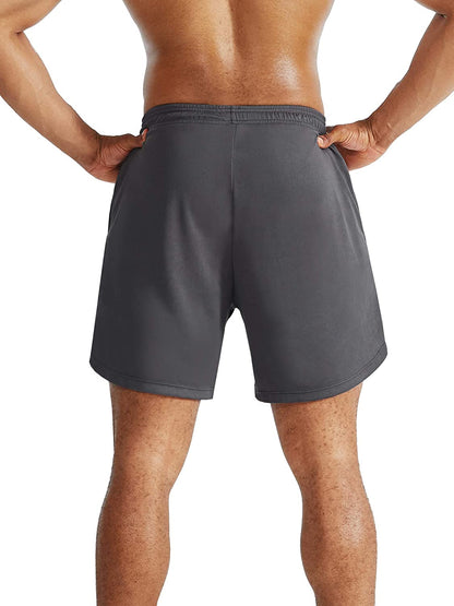 Men'S 2 in 1 Running Shorts with Liner,Dry Fit Workout Shorts with Pockets