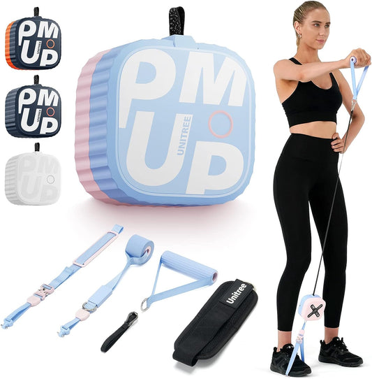 Home Fitness Equipment 4.4-44 LB Adjustable Resistance Bands Portable Pocket Gym System 