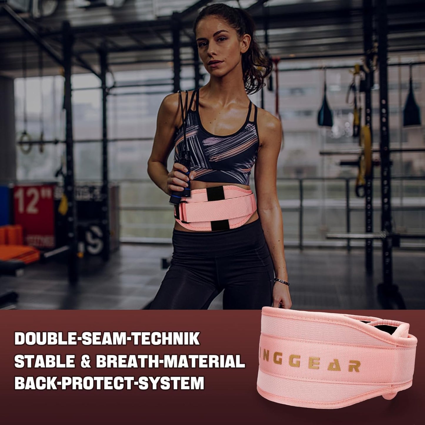 Lifting Belt Lifting Belts Women Weightlifting Belt Fitness Belt Ladies with Padded Lumbar Support 