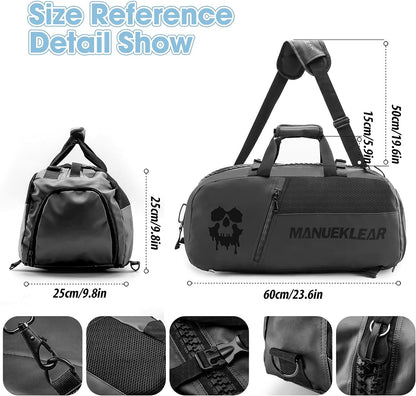 Bag Women and Men Duffle Bag Men with Shoe Compartment Women Sports Duffel Traveling with Wet Pocket