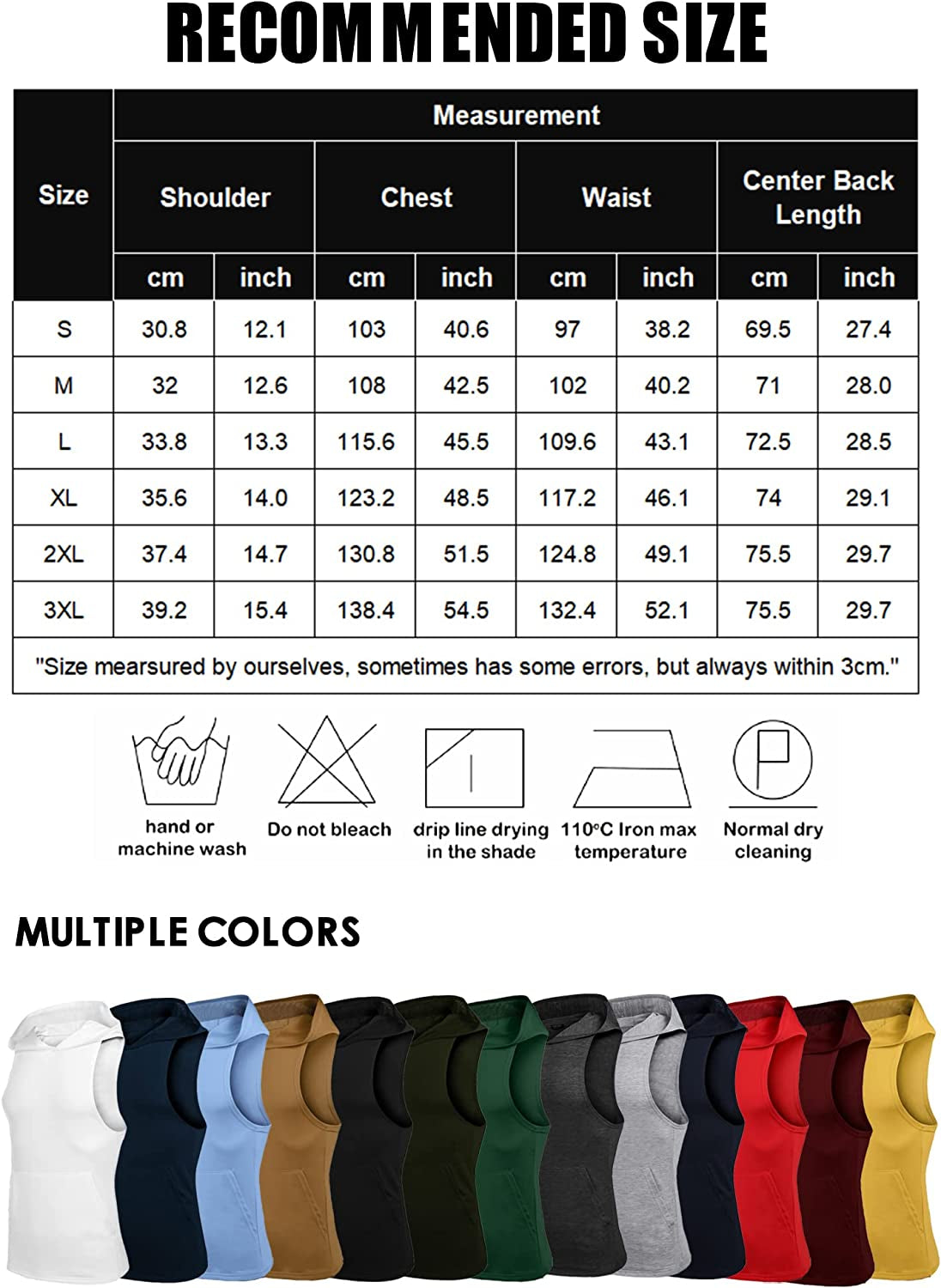 Men'S Workout Hooded Tank Tops Bodybuilding Muscle Cut off T Shirt Sleeveless Gym Hoodies