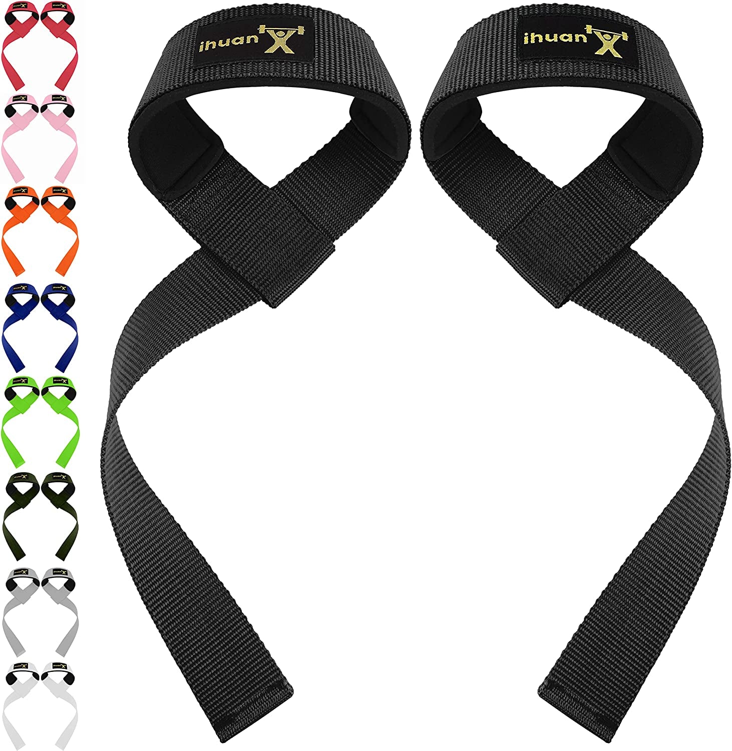 Wrist Straps Weight Lifting  Lifting Straps Weightlifting Gym Wrist Wraps with Extra Hand Grips 